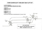 FORD F250/F350 SUPERDUTY 3-10" VENTED SUB BOX 1999-2007